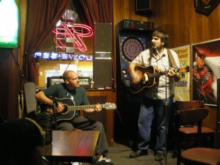 acoustic superstar Randy Geraghty and pal
